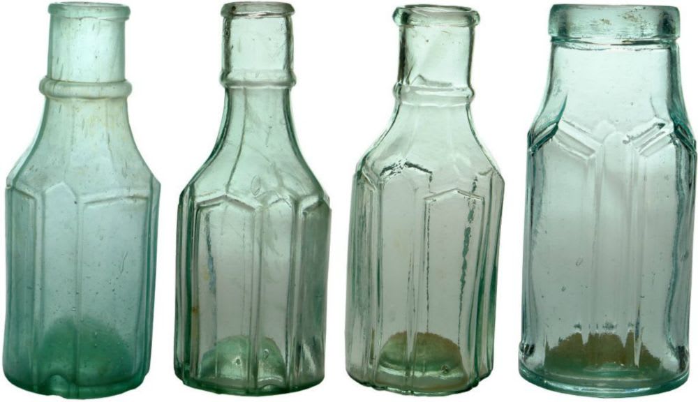 Collection Antique Pickle Bottles