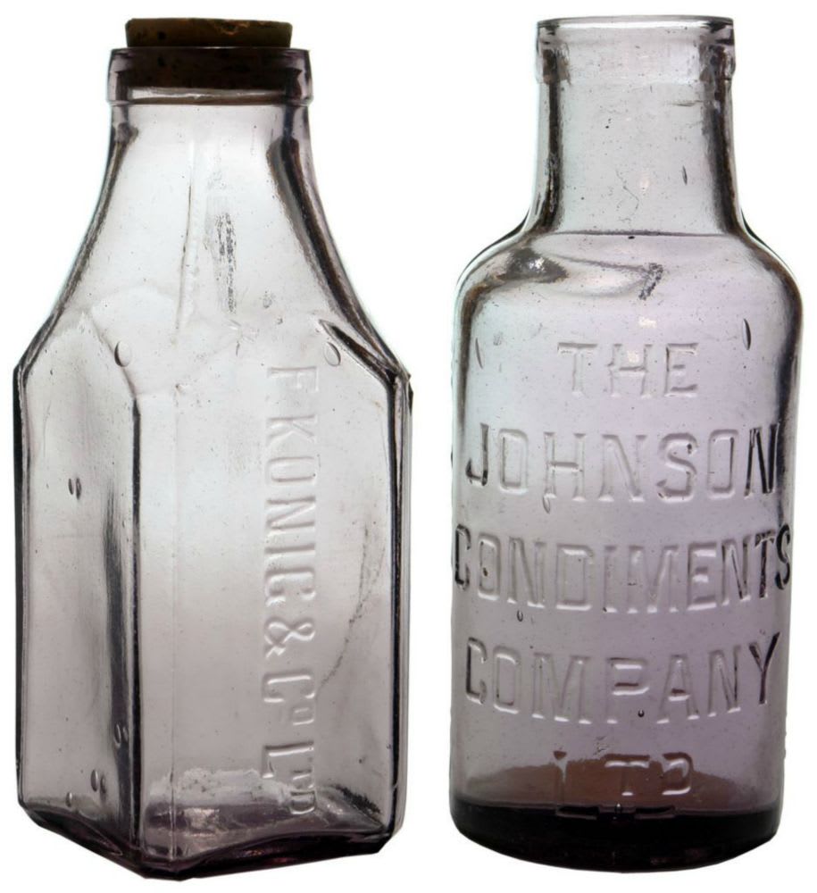 Collection Antique Pickle Bottles