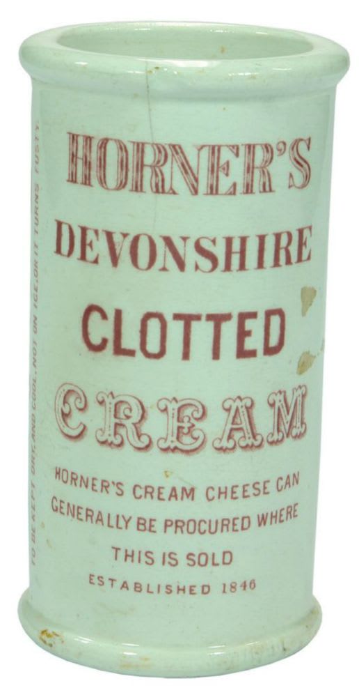 Horner's Devonshire Clotted Cream Stoneware Pot