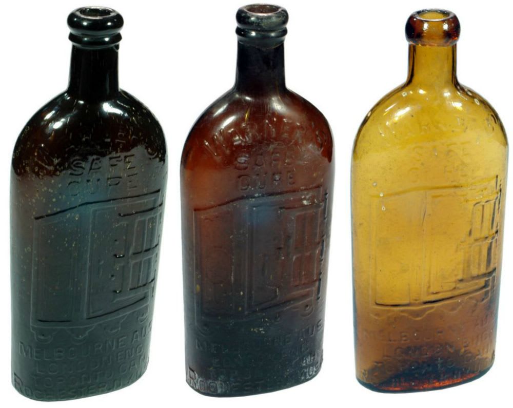 Collection Warners Safe Cure Bottles