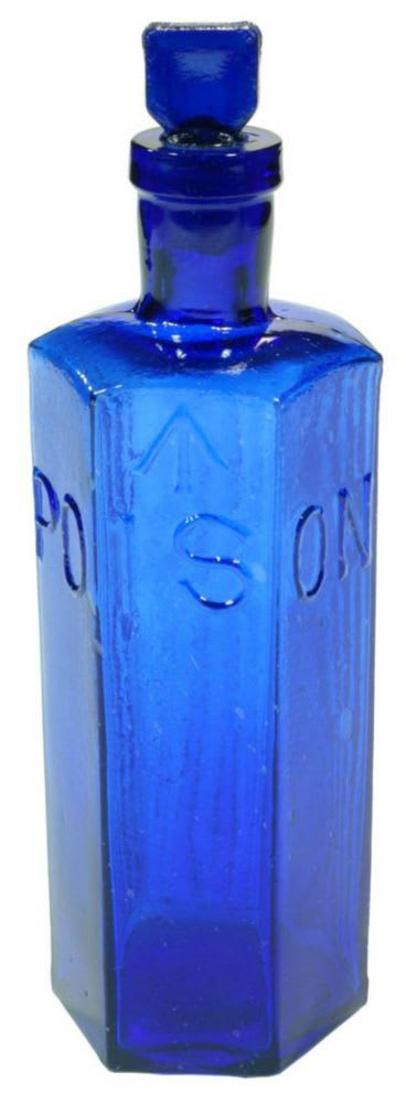 Admiralty Cobalt Blue Poison Bottle