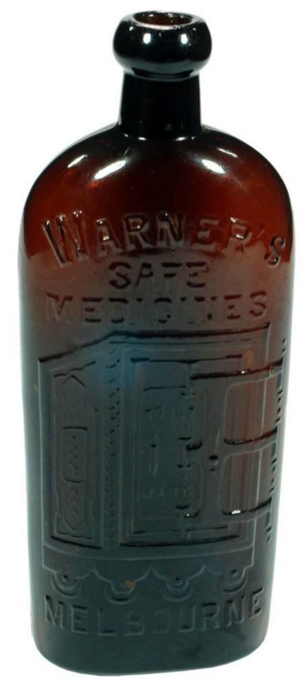 Warners Safe Medicines Melbourne Pint Bottle