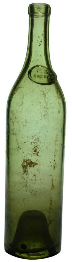 FB Cognac Sealed Antique Bottle