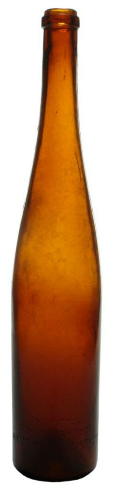 Orme Keigwin Sydney Hock Amber Wine Bottle