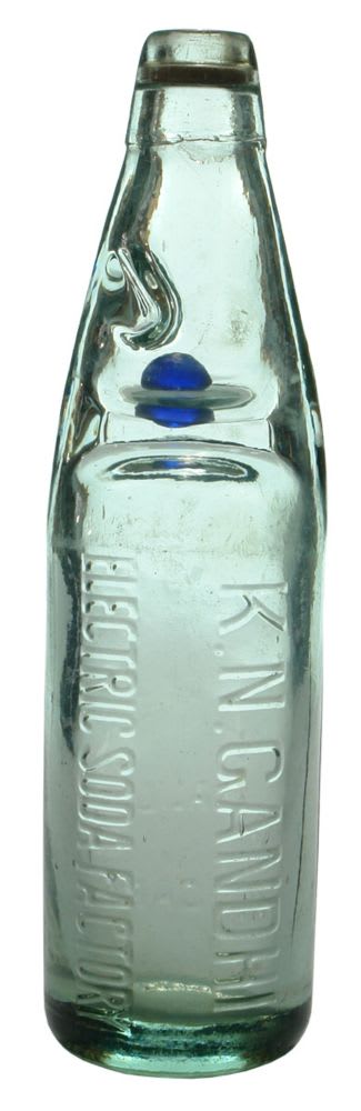 Gandhi Ahmedabad Blue Marble Codd Bottle