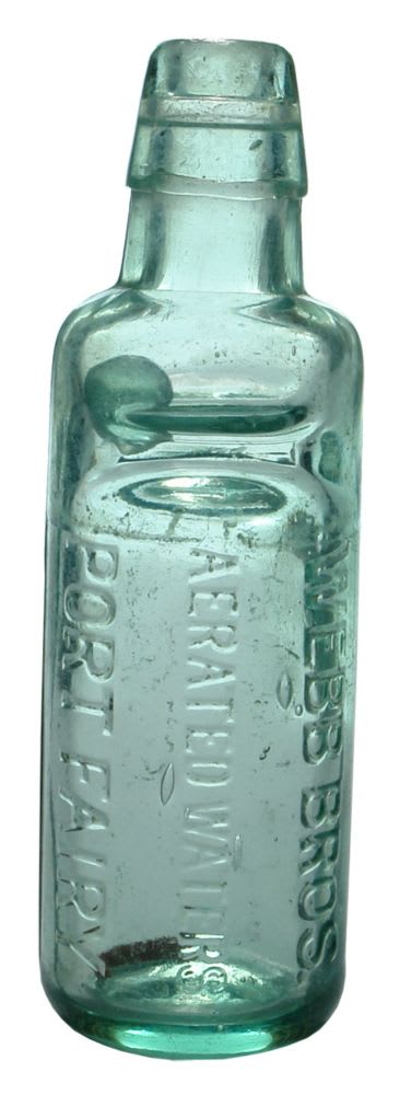 Webb Bros Port Fairy Codd Bottle