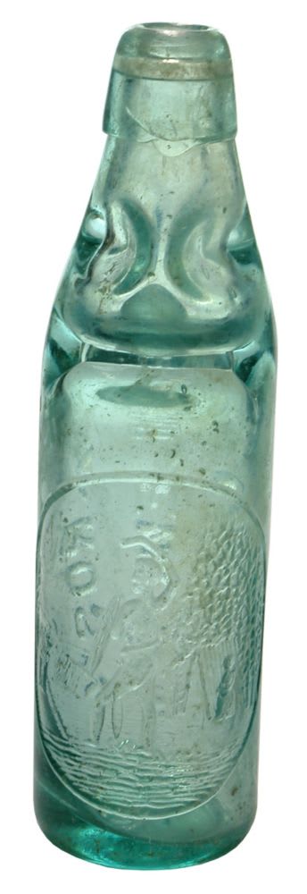 Rosel Millewa Factory Echuca Codd Marble Bottle