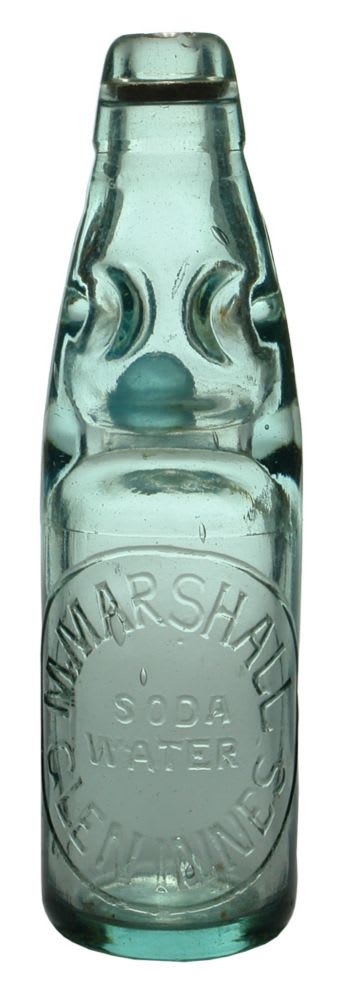 Marshall Glen Innes Zetland Made Codd Bottle