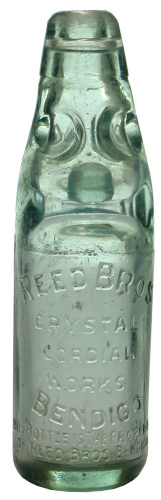 Reed Bros Bendigo Codd Marble Bottle