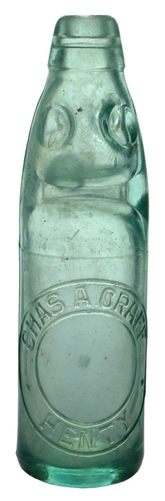 Chas Graff Henty Codd Marble Bottle