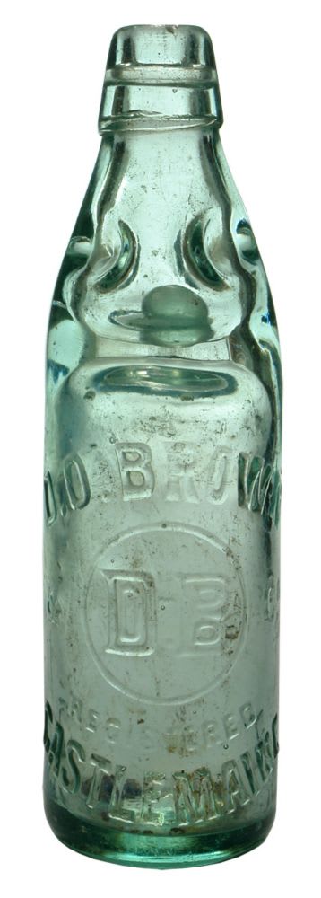 Brown Castlemaine Codd Marble Bottle