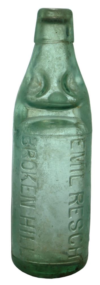 Emil Resch Broken Hill Codd Bottle