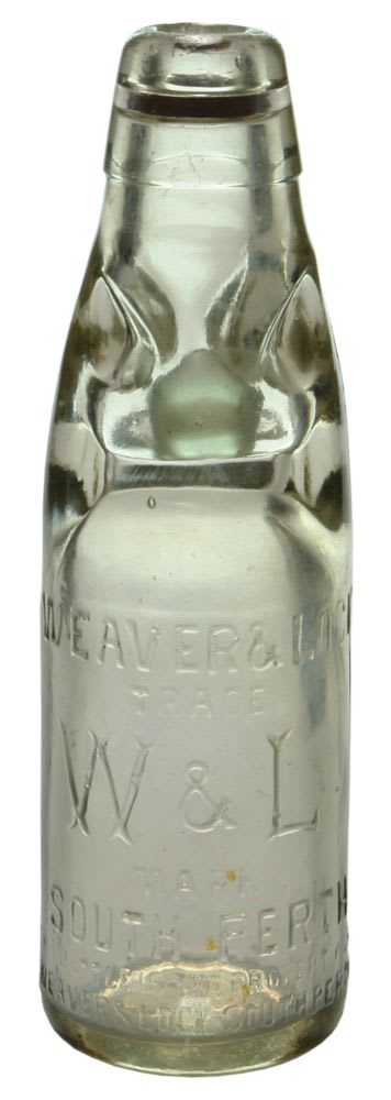 Weaver Lock South Perth Codd Marble Bottle