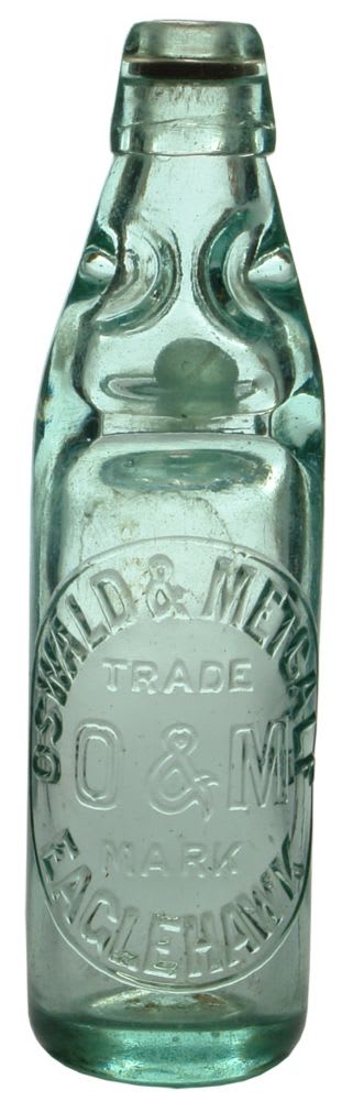 Oswald Metcalf Eaglehawk Codd Marble Bottle