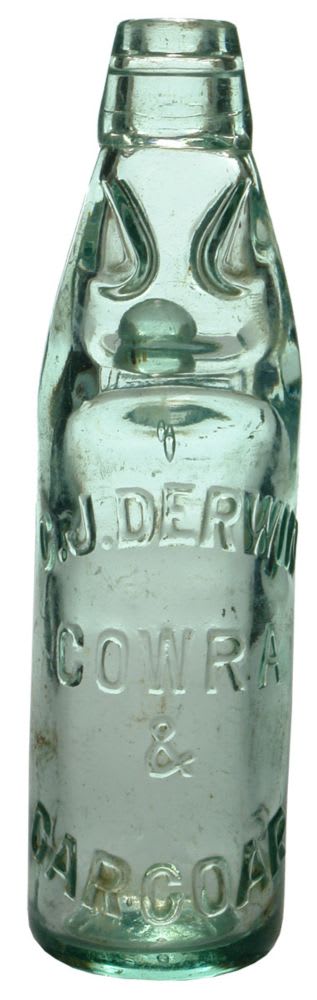 Derwin Cowra Carcoar Niagara Codd Bottle