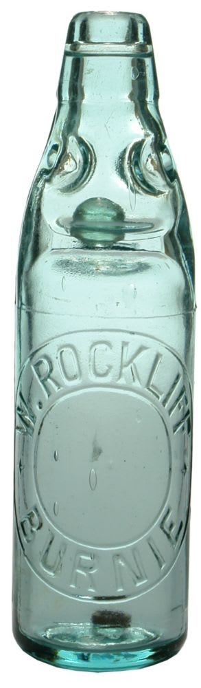 Rockliff Burnie Antique Codd Marble Bottle