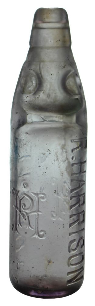 Harrison Fitzroy Purple Codd Marble Bottle