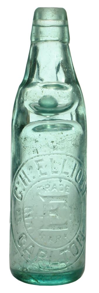 Elliott Carlton Antique Codd Marble Bottle