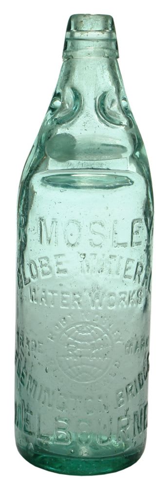 Mosley Globe Mineral Water Works Melbourne Codd