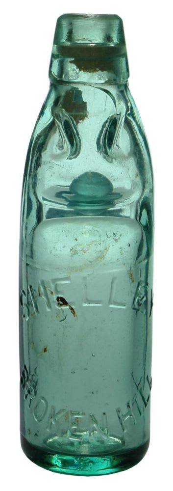 Shelley Broken Hill Antique Codd Bottle