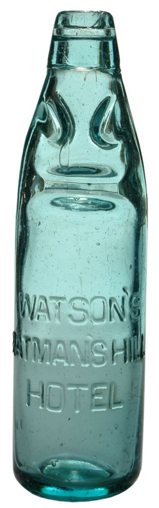 Watson's Batman's Hill Hotel Anique Codd Bottle