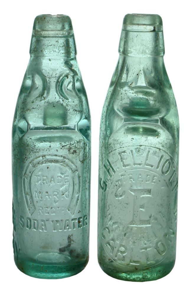 Antique Codd Marble Bottles