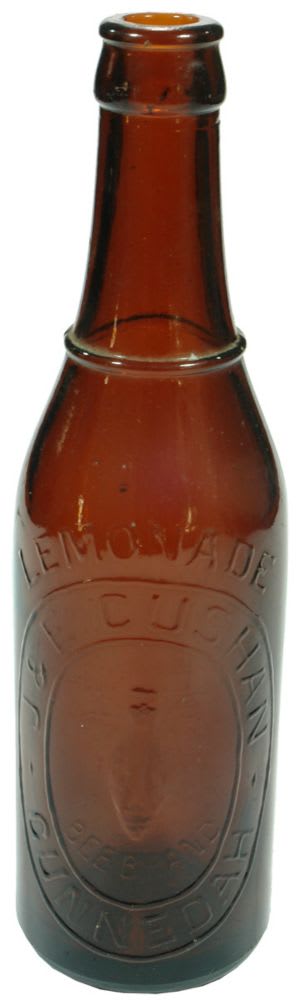 Cushan Gunnedah Lemonade Bee Amber Glass Bottle
