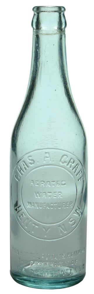 Chas Graff Henty Crown Seal Soft Drink