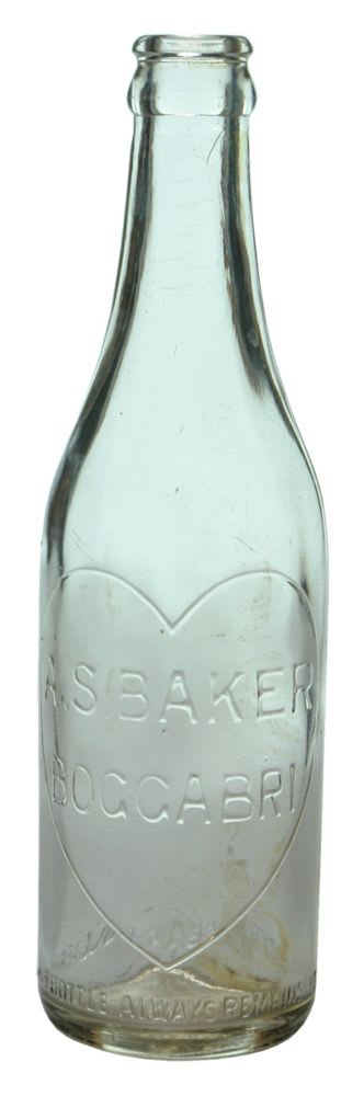 Baker Boggabri Love Heart Crown Seal Bottle