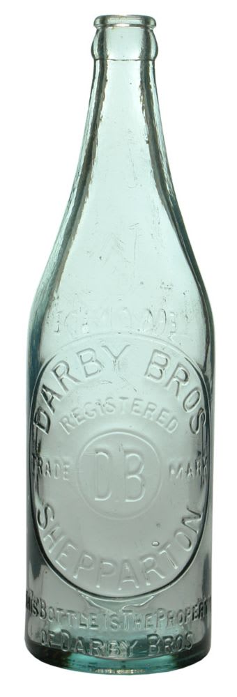 Darby Shepparton Crown Seal Vintage Bottle