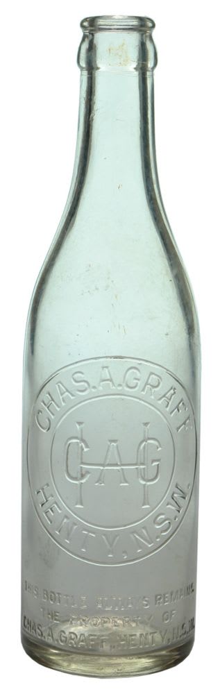 Chas Graff Henty Monogram Crown Seal Bottle