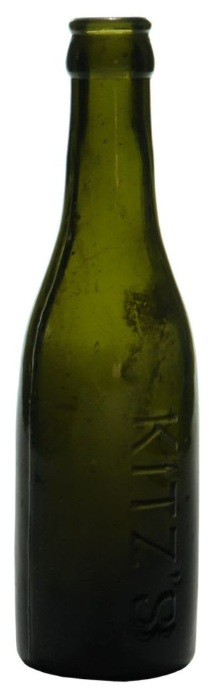 Kitz's Green Glass Crown Seal Bottle