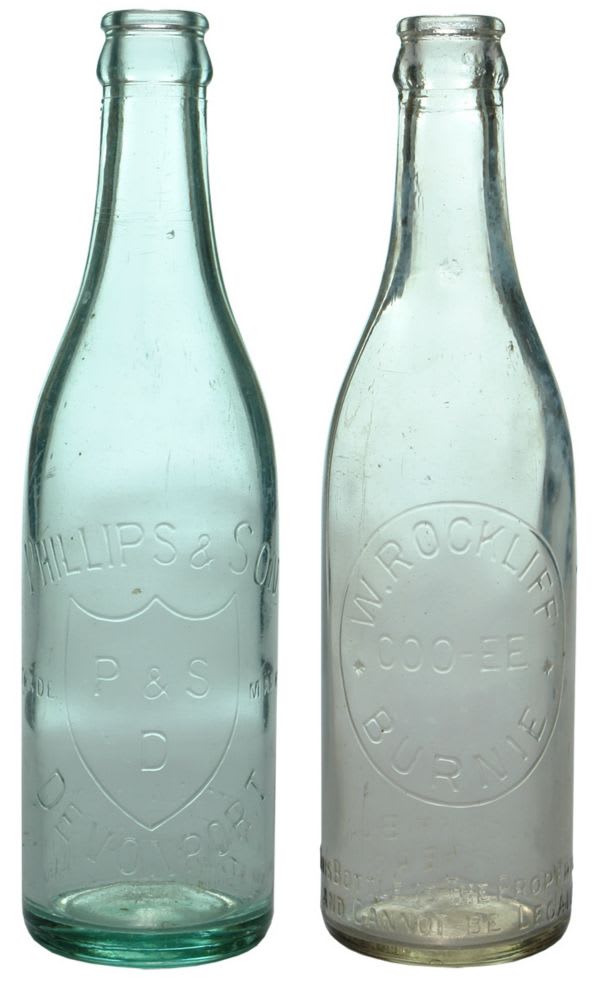 Collection Crown Seal Soft Drink Bottles