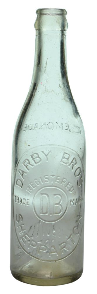 Darby Bros Shepparton Lemonade Crown Seal Bottle
