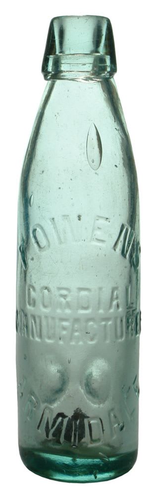 Owens Cordial Maker Armidale Patent Bottle