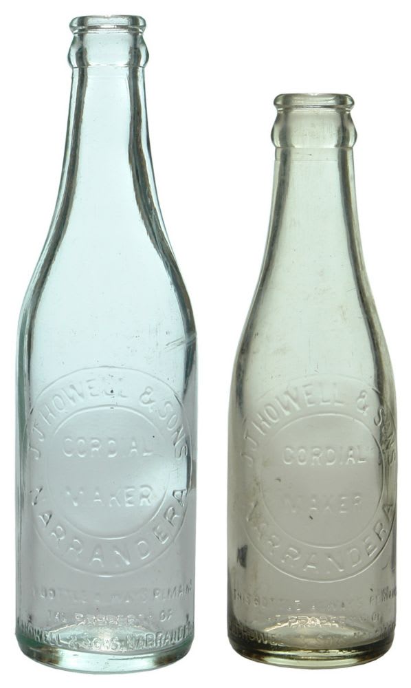 Collection Crown Seal Soft Drink Bottles