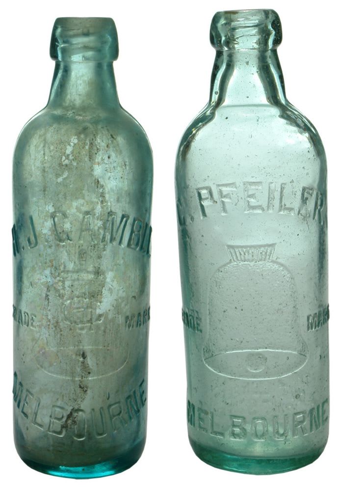 Collection Internal Thread Riley Patent Bottles