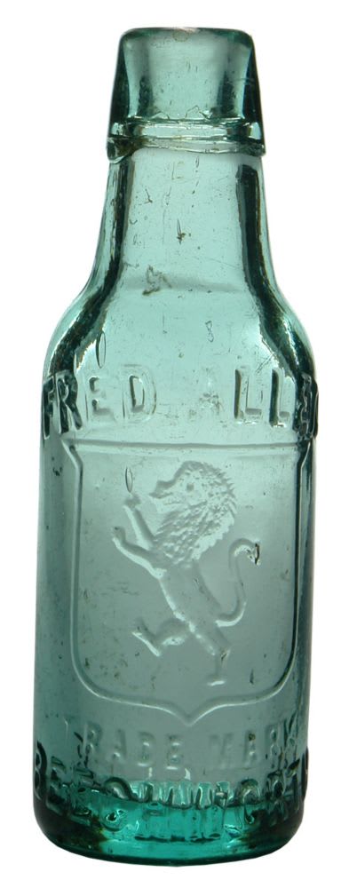 Fred Allen Beechworth Antique Bottle