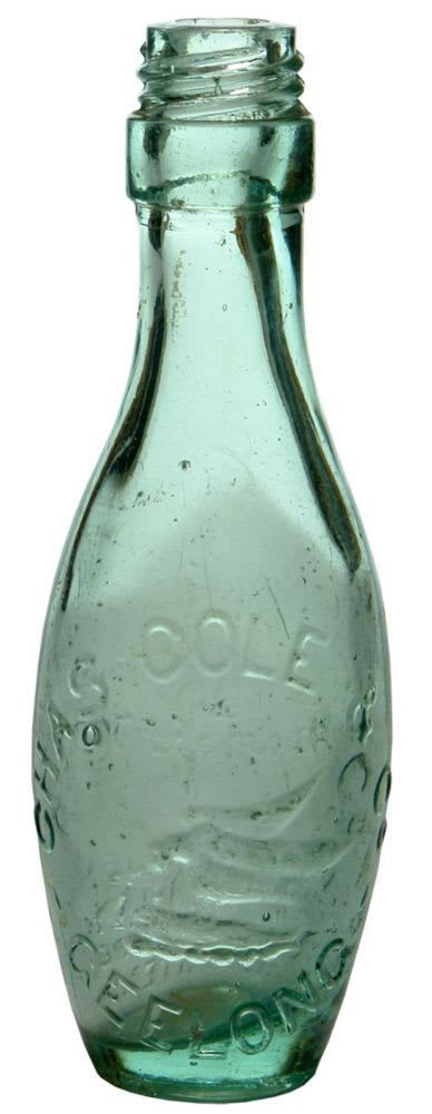 Chas Cole Nash Patent Antique Bottle