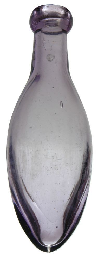 Antique Amethyst Torpedo Bottle