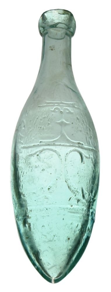 Schweppe Fountain Antique Torpedo Bottle