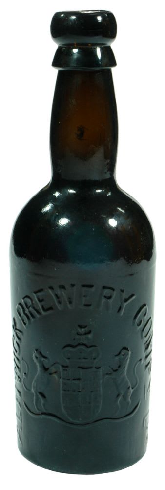 Alnwick Brewery Sunderland Black Glass Bottle