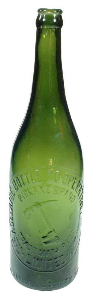 Pickaxe Brand Adelaide Crown Seal Beer Bottle