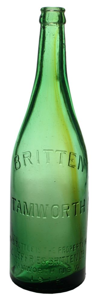 Britten Tamworth Green Beer Bottle