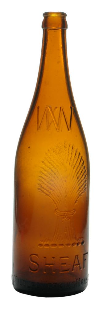 Mildura Working Mans Club Wheatsheaf Beer Bottle