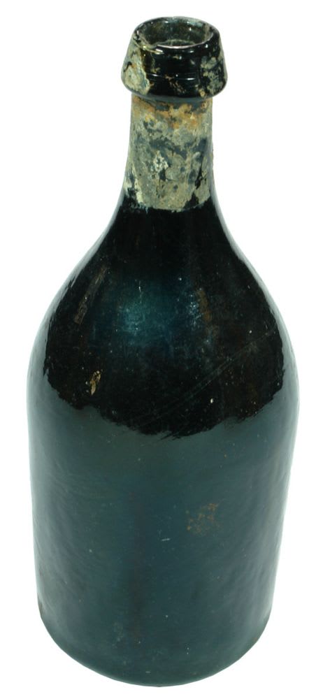 Machen Liverpool Black Glass Beer Bottle