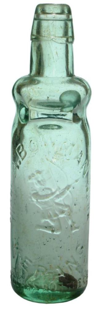 Bowman Kerang Codd Antique Bottle
