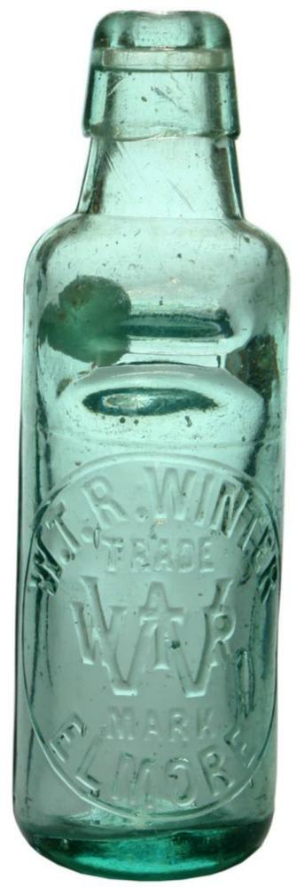 Winter Elmore Antique Codd Marble Bottle