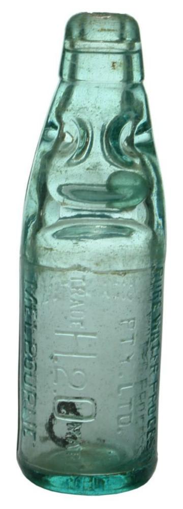 Pure Water Process Melbourne H2O Codd Bottle