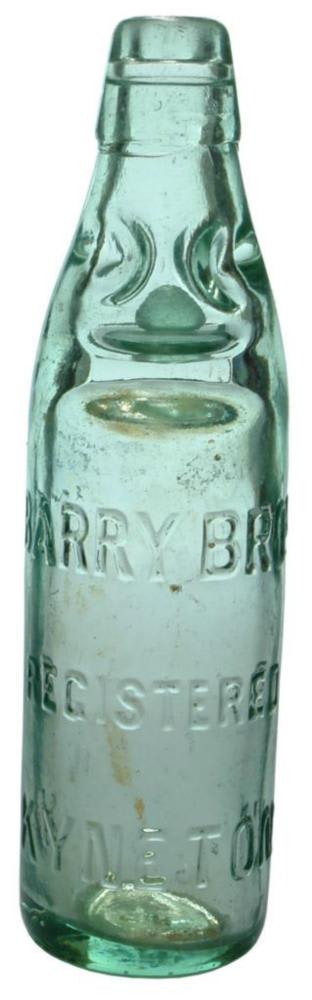 Barry Bros Registered Kyneton Old Codd Bottle
